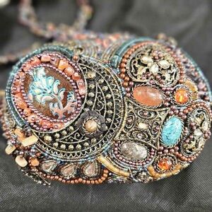 Mary Frances with original dust cover - Vintage bracelet bag -patent # inside